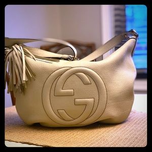 Authentic Gucci Soho Fringe shoulder Bag